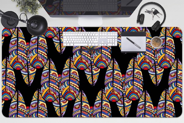 Sous-main bureau Art tribal