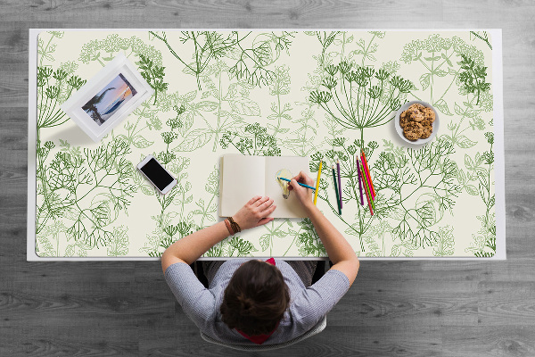 Sous main de bureau Herbes sauvages