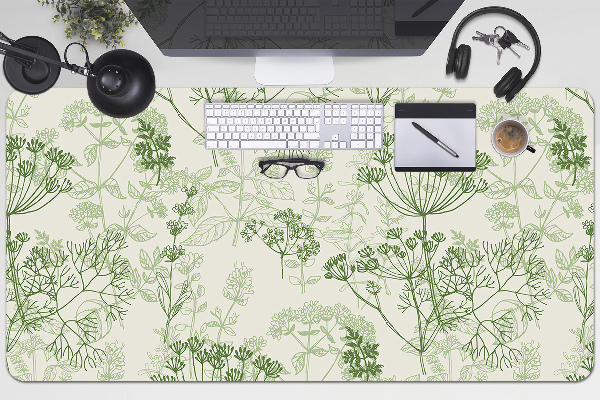 Sous main de bureau Herbes sauvages