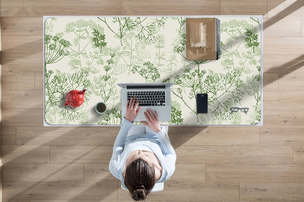 Sous main de bureau Herbes sauvages