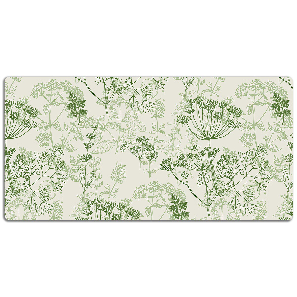 Sous main de bureau Herbes sauvages