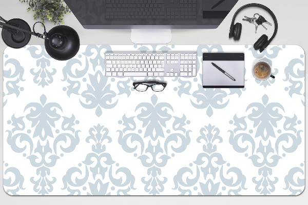 Sous-main bureau Ornement gris
