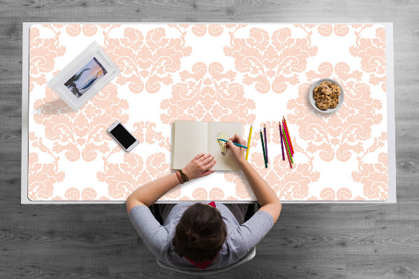 Sous-main bureau Ornement de fleurs