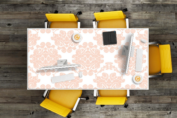 Sous-main bureau Ornement de fleurs