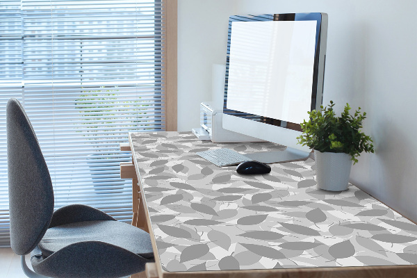 Tapis de bureau Feuilles grises