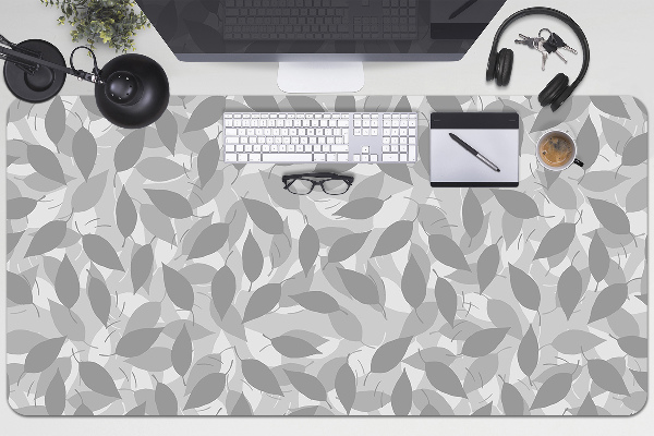 Tapis de bureau Feuilles grises