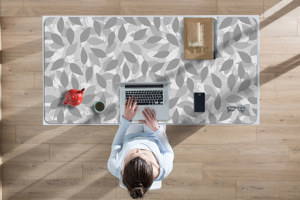 Tapis de bureau Feuilles grises