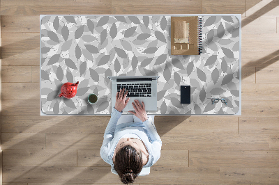 Tapis de bureau Feuilles grises