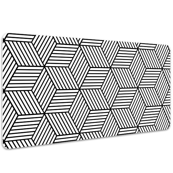 Sous-main bureau Illusion géométrique