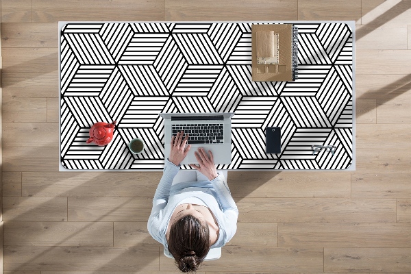 Sous-main bureau Illusion géométrique