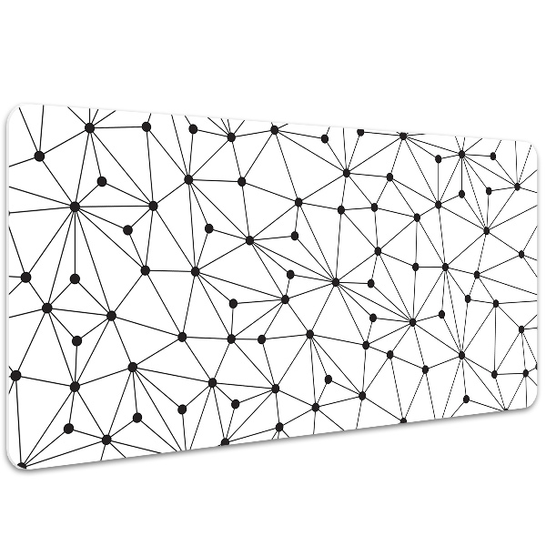 Tapis de bureau Tirets et points