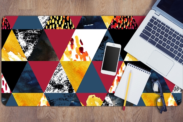 Sous-main bureau Mosaïque avec des triangles