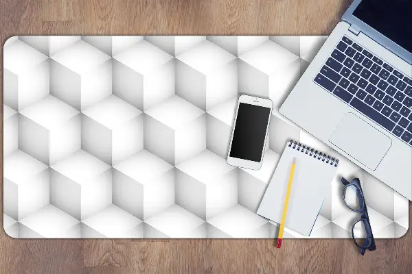 Sous main de bureau Cubes