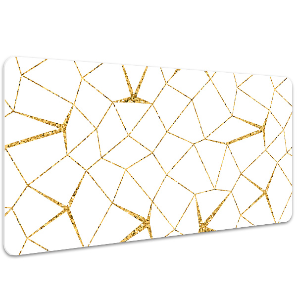 Sous main de bureau Mosaïque d'or