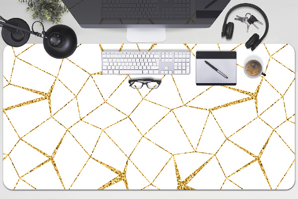 Sous main de bureau Mosaïque d'or