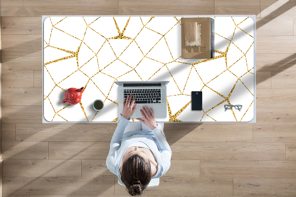 Sous main de bureau Mosaïque d'or