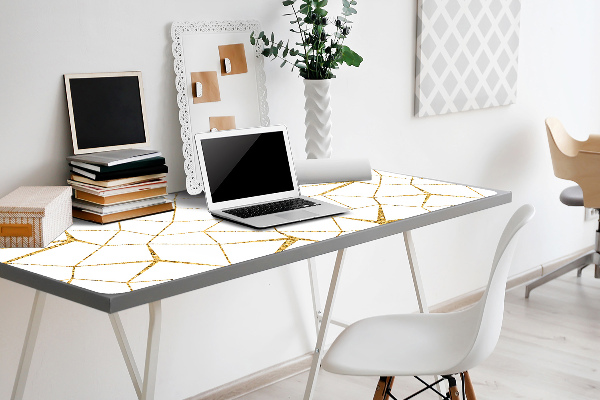 Sous main de bureau Mosaïque d'or