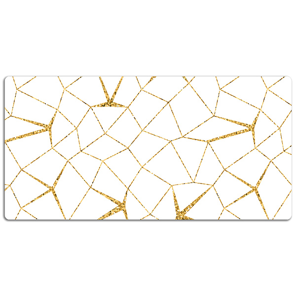 Sous main de bureau Mosaïque d'or