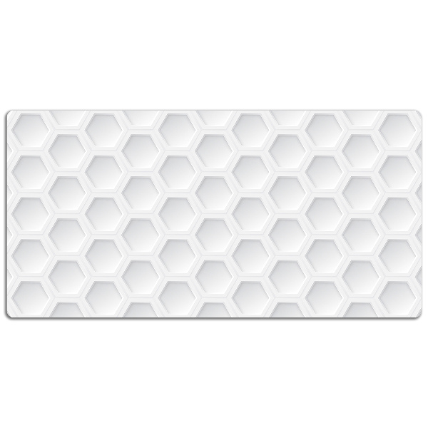 Sous-main bureau Hexagones tridimensionnelles