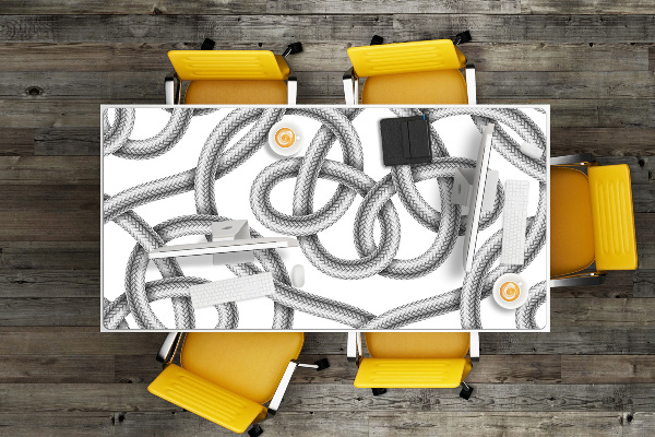 Tapis de bureau Câble enchevêtré