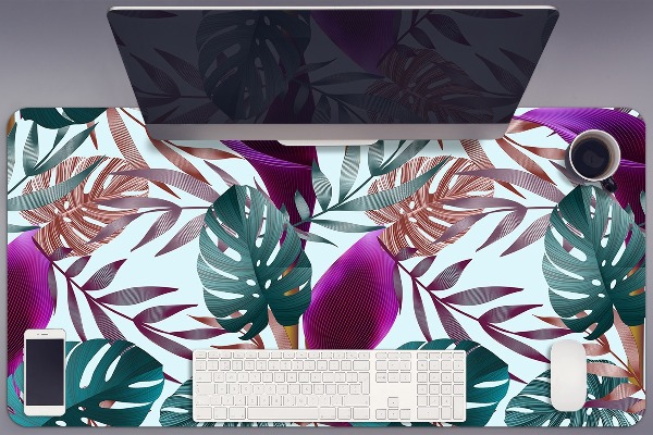 Protège bureau Feuilles tropicales
