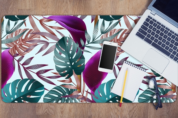 Protège bureau Feuilles tropicales