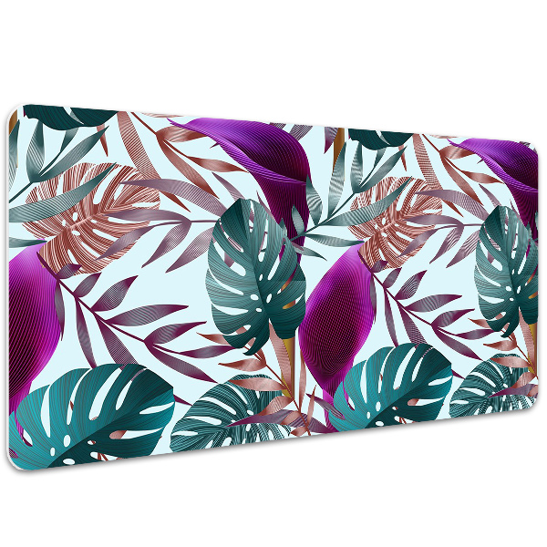 Protège bureau Feuilles tropicales