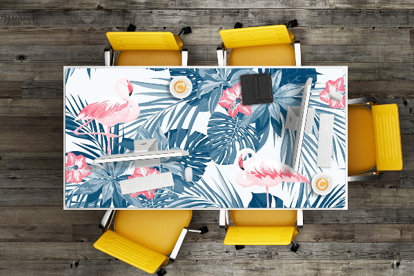 Sous-main bureau Oiseaux tropicaux