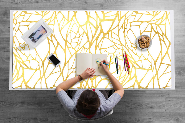Sous-main bureau Ornement doré