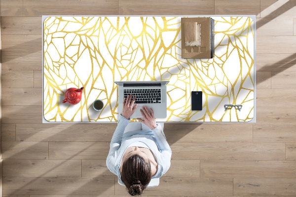 Sous-main bureau Ornement doré
