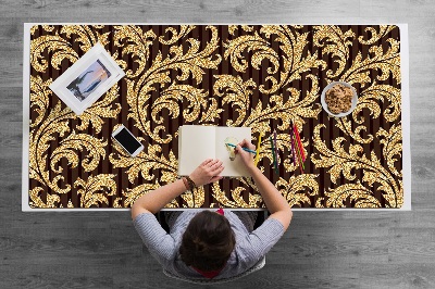 Sous-main bureau Motif à feuilles caduques