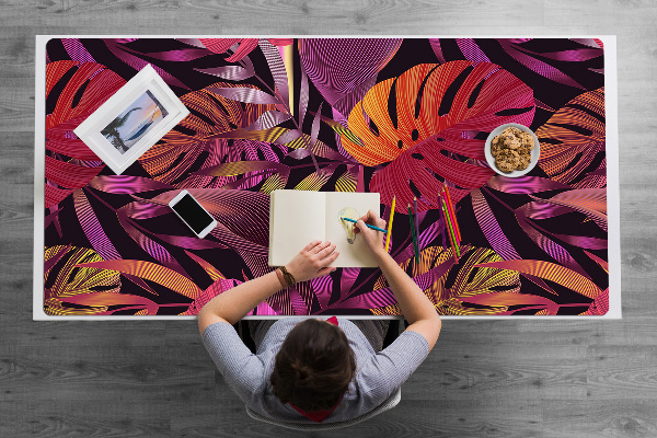 Protège bureau Violette jungle