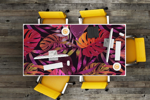 Protège bureau Violette jungle
