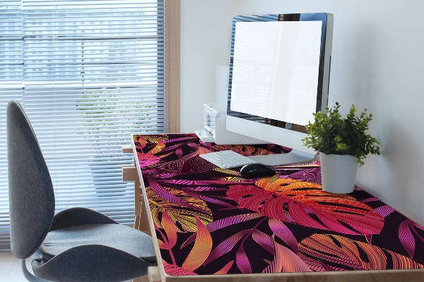 Protège bureau Violette jungle