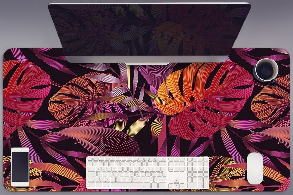 Protège bureau Violette jungle
