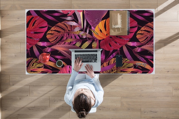 Protège bureau Violette jungle