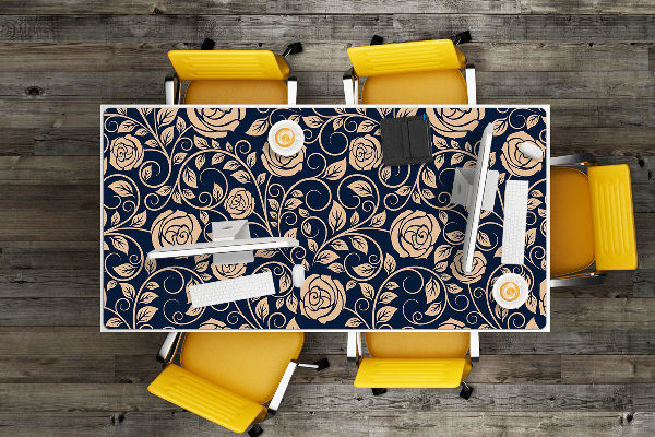 Sous-main bureau Vintage Roses Golden