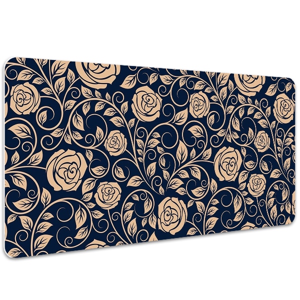 Sous-main bureau Vintage Roses Golden