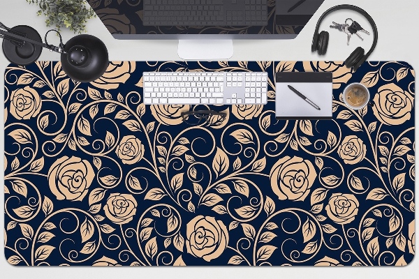 Sous-main bureau Vintage Roses Golden
