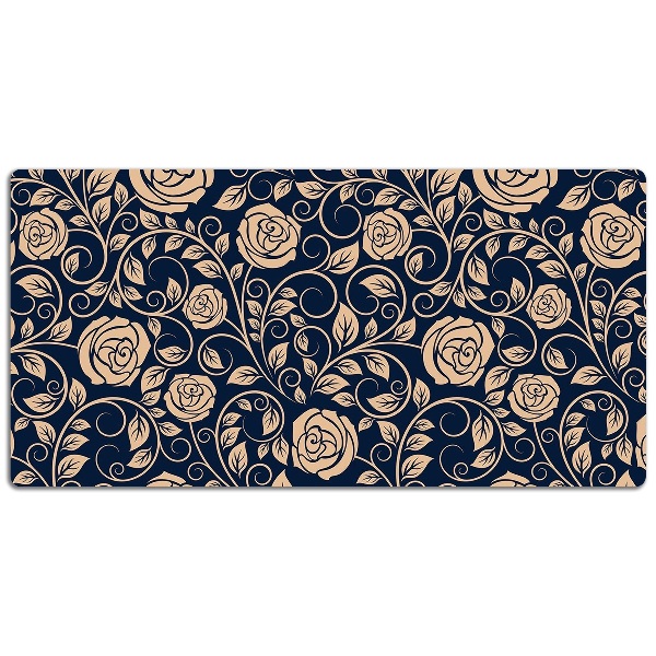 Sous-main bureau Vintage Roses Golden
