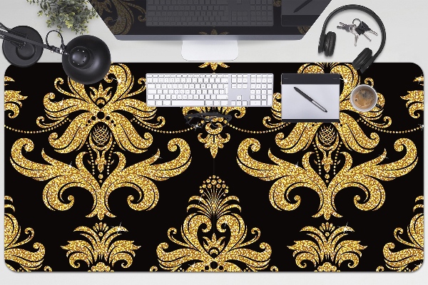 Sous-main bureau Ornement doré