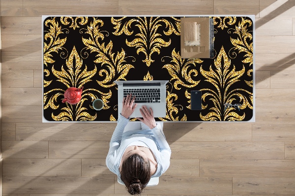 Sous-main bureau Ornement doré
