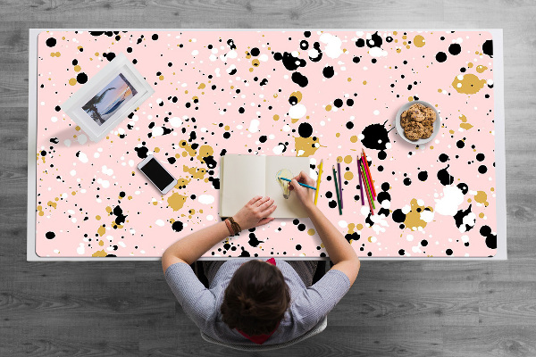 Sous main de bureau Taches peintes