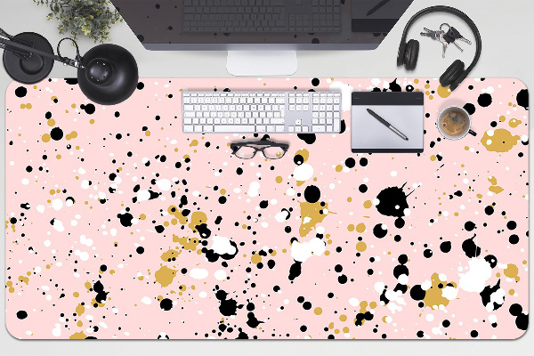Sous main de bureau Taches peintes