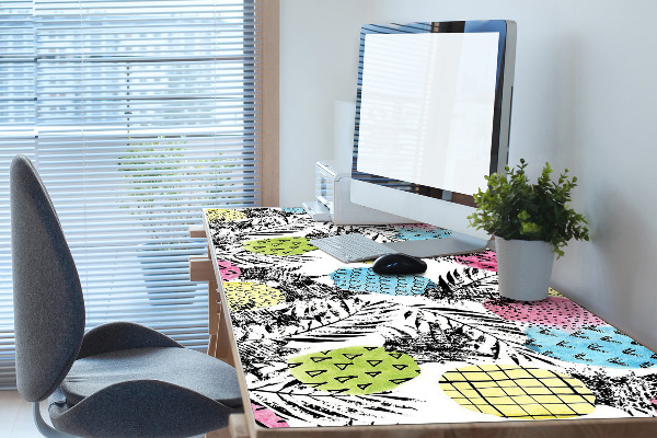 Sous-main bureau Ananas colorés