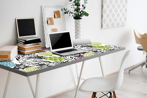 Sous-main bureau Ananas colorés