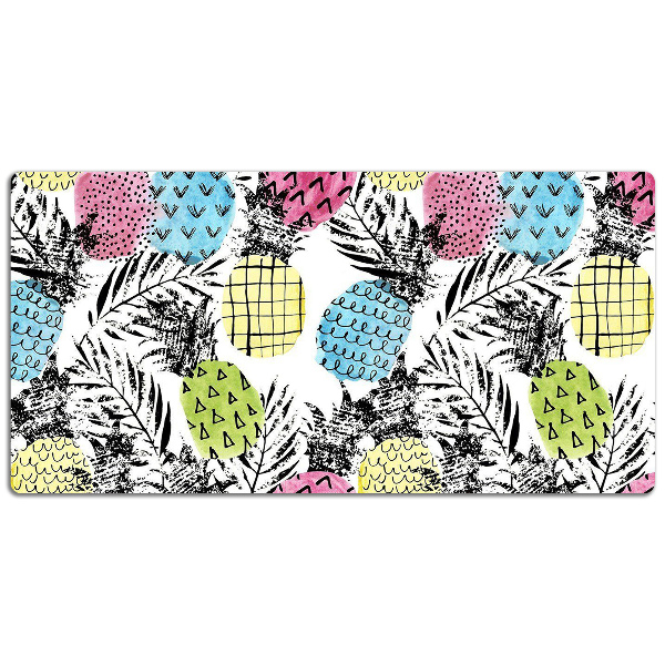 Sous-main bureau Ananas colorés