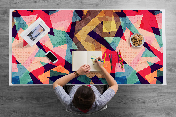 Sous-main bureau Abstraction d'automne