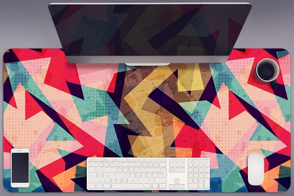 Sous-main bureau Abstraction d'automne