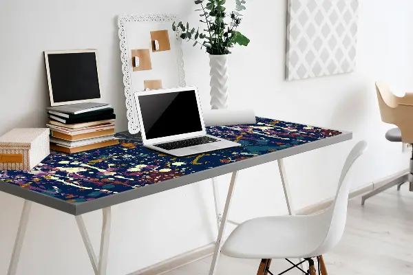 Sous-main bureau Spots aquarelles
